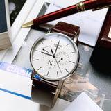 Casio Standard Multifunction Leather Belt Watch MTP-E320L-5EVDF