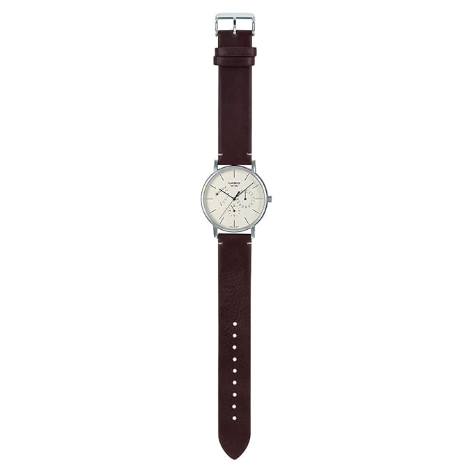 Casio Standard Multifunction Leather Belt Watch MTP-E320L-5EVDF