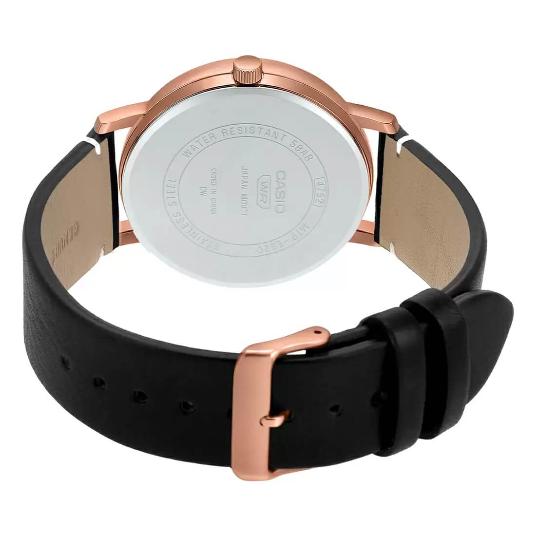 Casio Standard Multifunction Leather Belt Watch MTP-E320RL-1EVDF