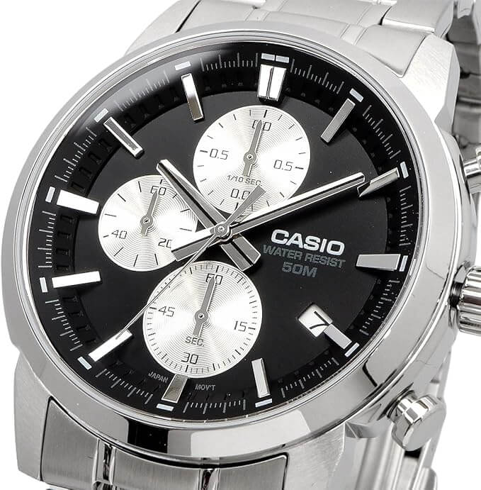 Casio Standard Chronograph Chain Watch MTP-E510D-1A2VDF