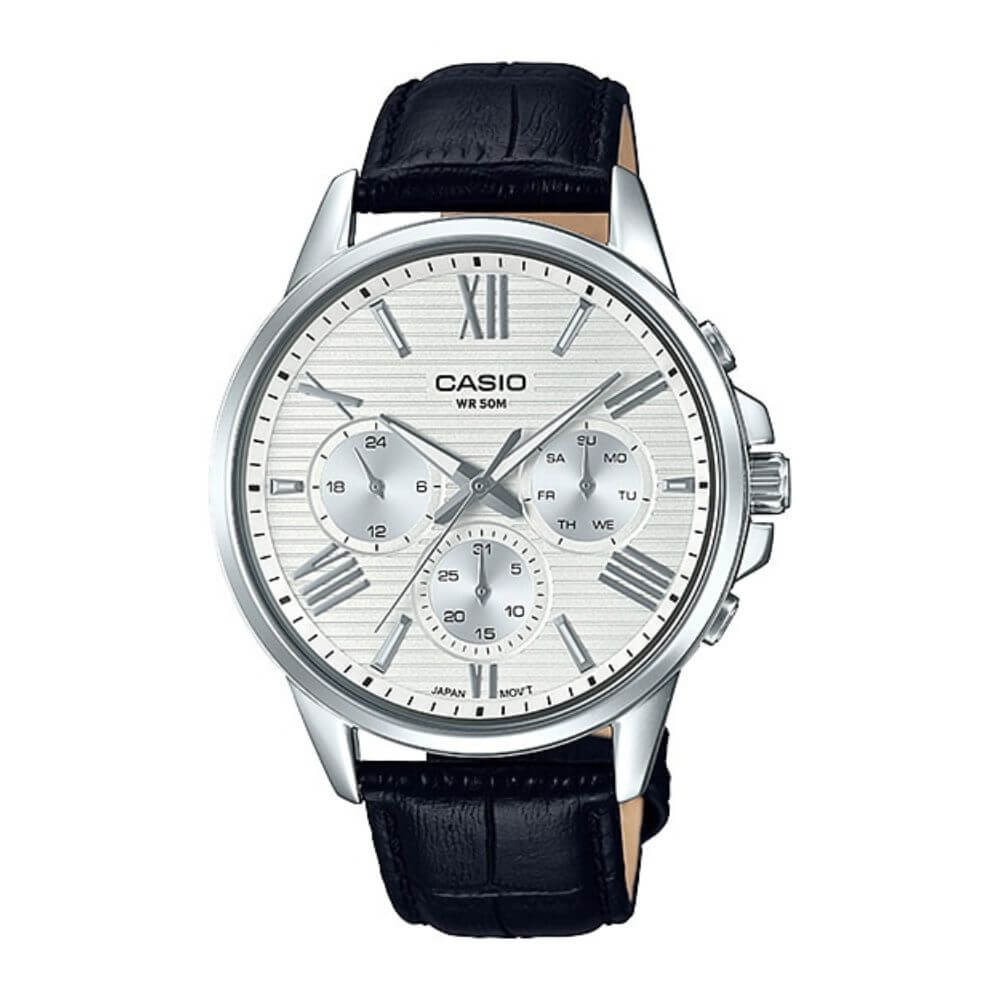 Casio Enticer Multifunction Leather Belt Watch MTP-EX300L-7AVDF