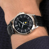 Casio Standard Moon Phase Leather Belt Watch MTP-M100L-1AVDF