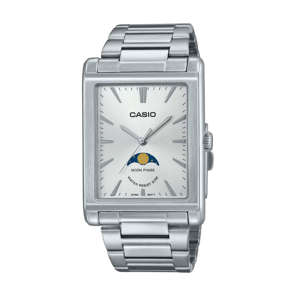 Casio Standard Moon Phase Chain Watch MTP-M105D-7AVDF
