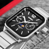 Casio Standard Moon Phase Day Date Chain Watch MTP-M305D-1AVDF