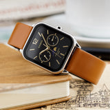 Casio Standard Moon Phase Day Date Leather Belt Watch MTP-M305L-1AVDF