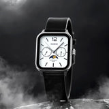 Casio Standard Moon Phase Day Date Leather Belt Watch MTP-M305L-7AVDF