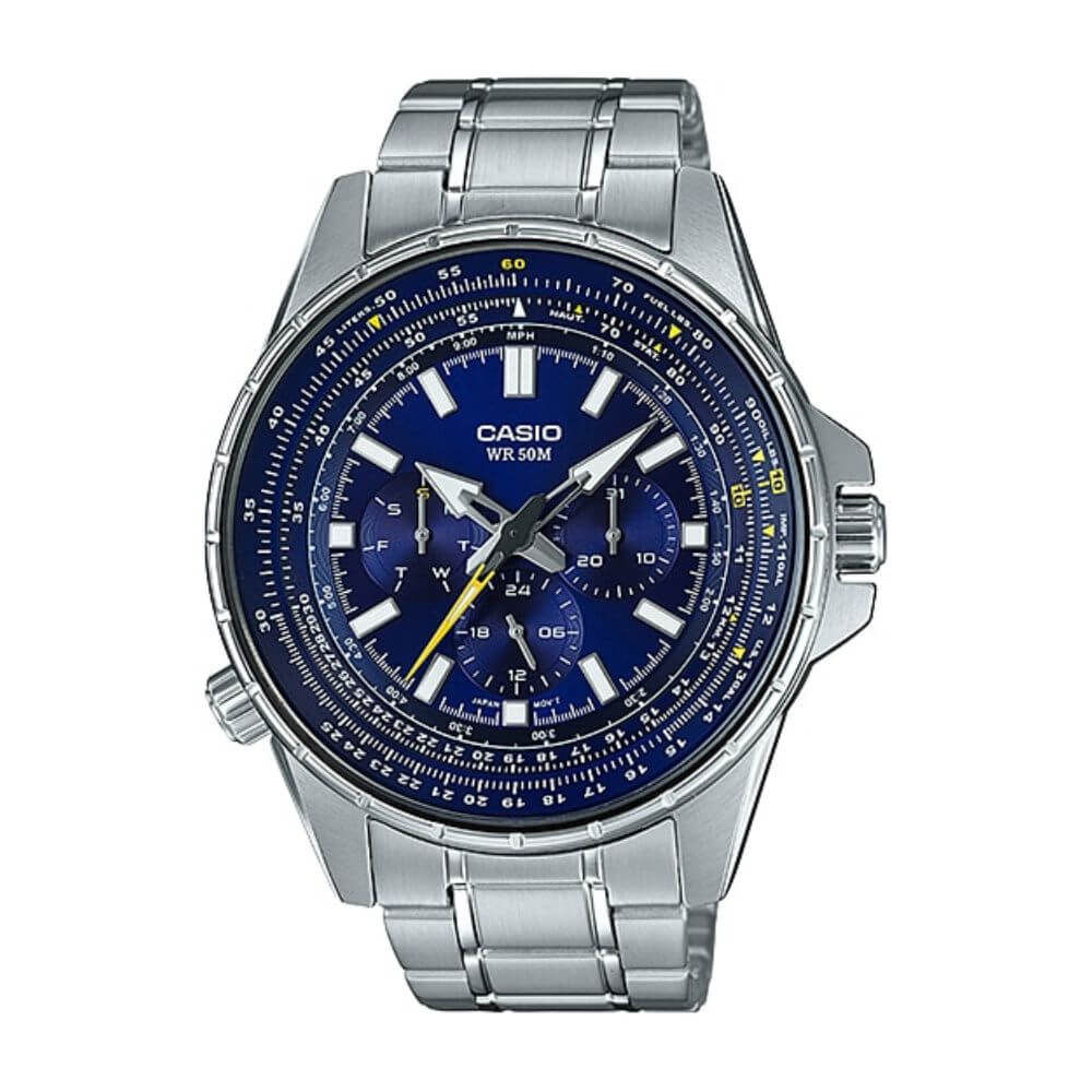 Casio Enticer Sweep Second Stainless Steel Chain Watch MTP-SW320D-2AVDF