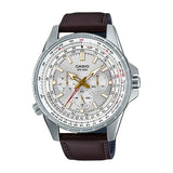 Casio Enticer Sweep Second Leather Belt Watch MTP-SW320L-7AVDF