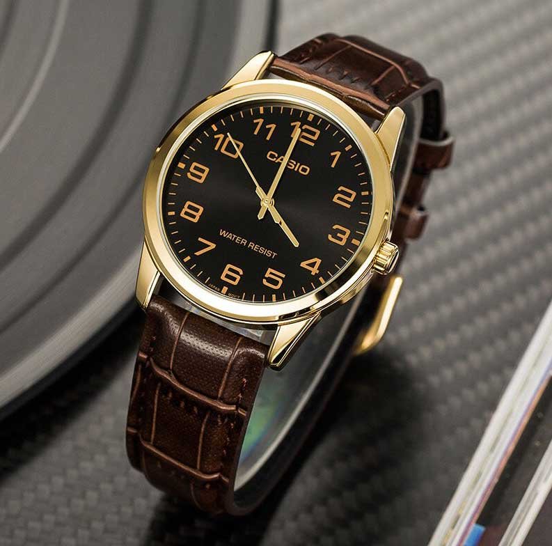 Casio Standard Belt Watch MTP-V001GL-1BUDF