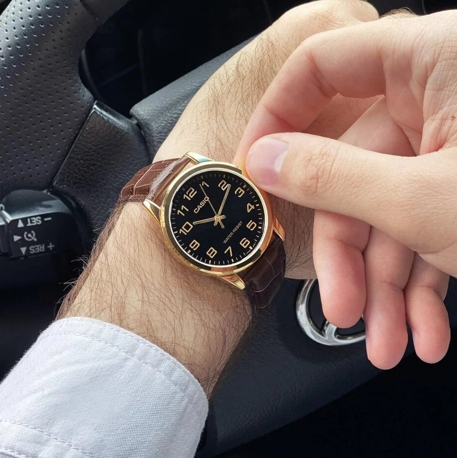 Casio Standard Belt Watch MTP-V001GL-1BUDF