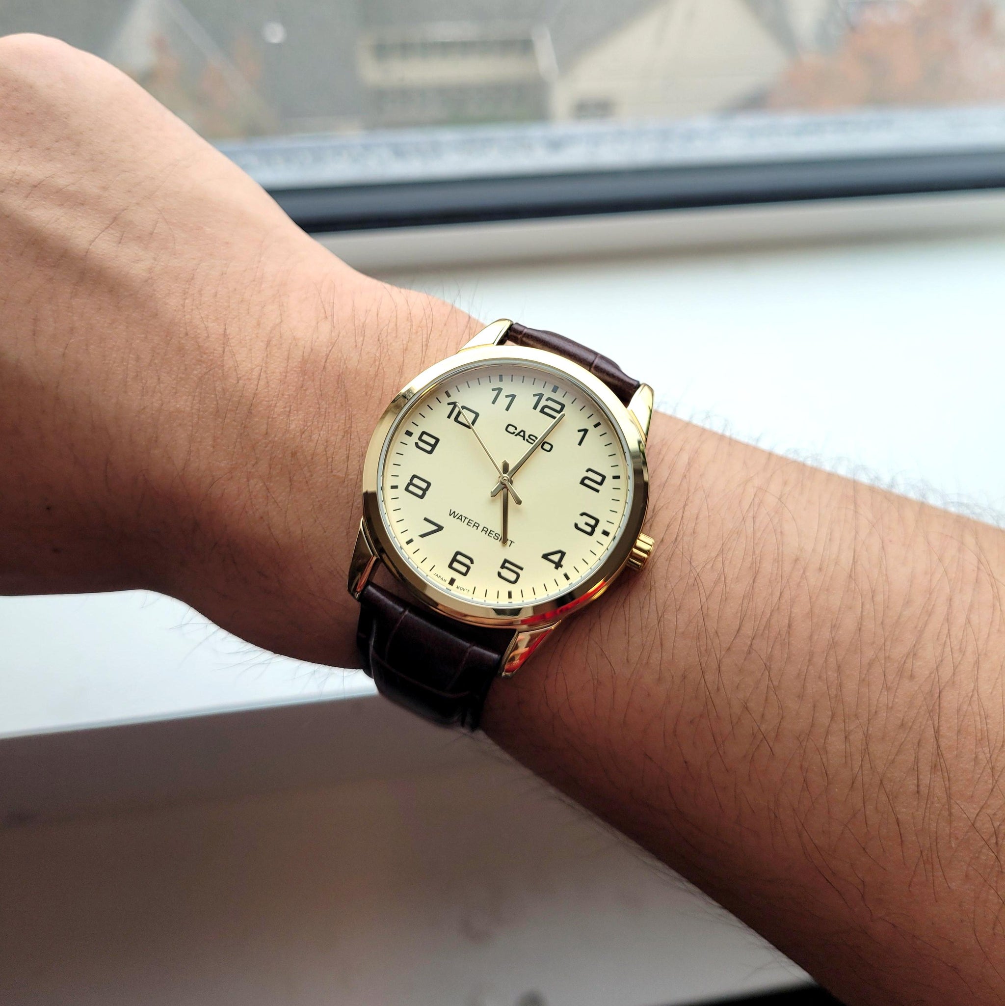 Casio Standard Belt Watch MTP-V001GL-9BUDF