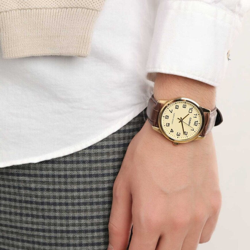 Casio Standard Belt Watch MTP-V001GL-9BUDF