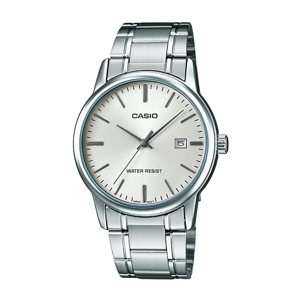 Casio Standard Date Chain Watch MTP-V002D-7AUDF