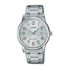 Casio Standard Date Watch - MTP-V002D-7BUDF, Stainless Steel Band, Silver