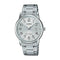 Casio Standard Date Watch - MTP-V002D-7BUDF, Stainless Steel Band, Silver