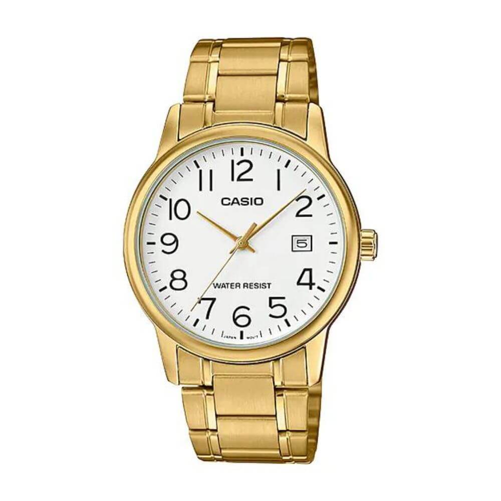 Casio Standard Date Golden Chain Watch MTP-V002G-7B2UDF