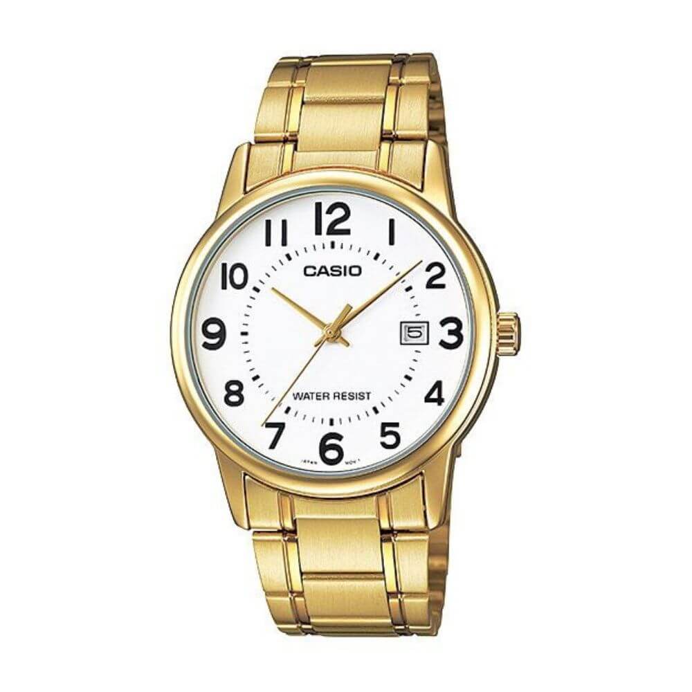 Casio Standard Date Golden Chain Watch MTP-V002G-7BUDF