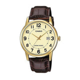 Casio Standard Date Golden Belt Watch MTP-V002GL-9BUDF