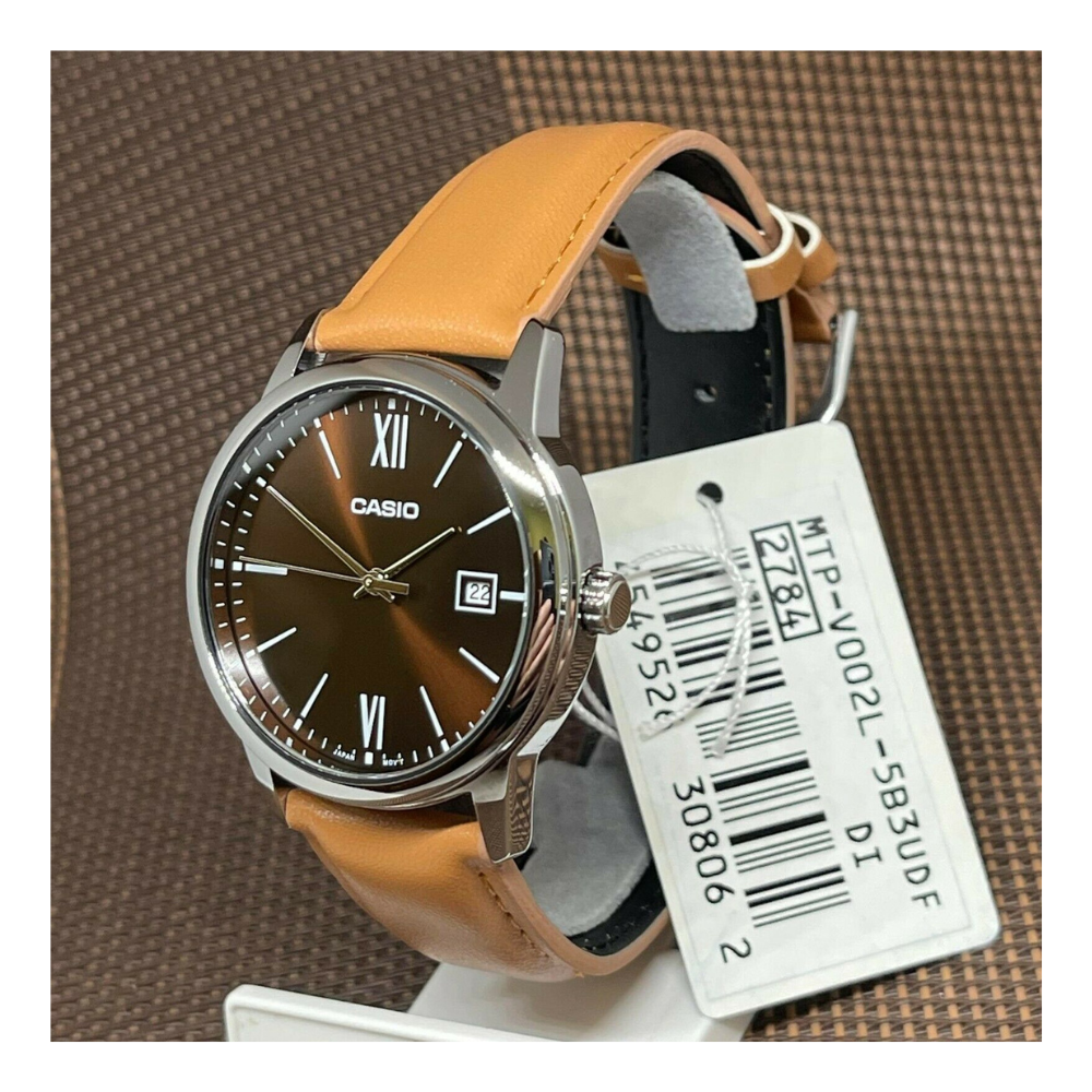 Casio Standard Date Belt Watch MTP-V002L-5B3UDF