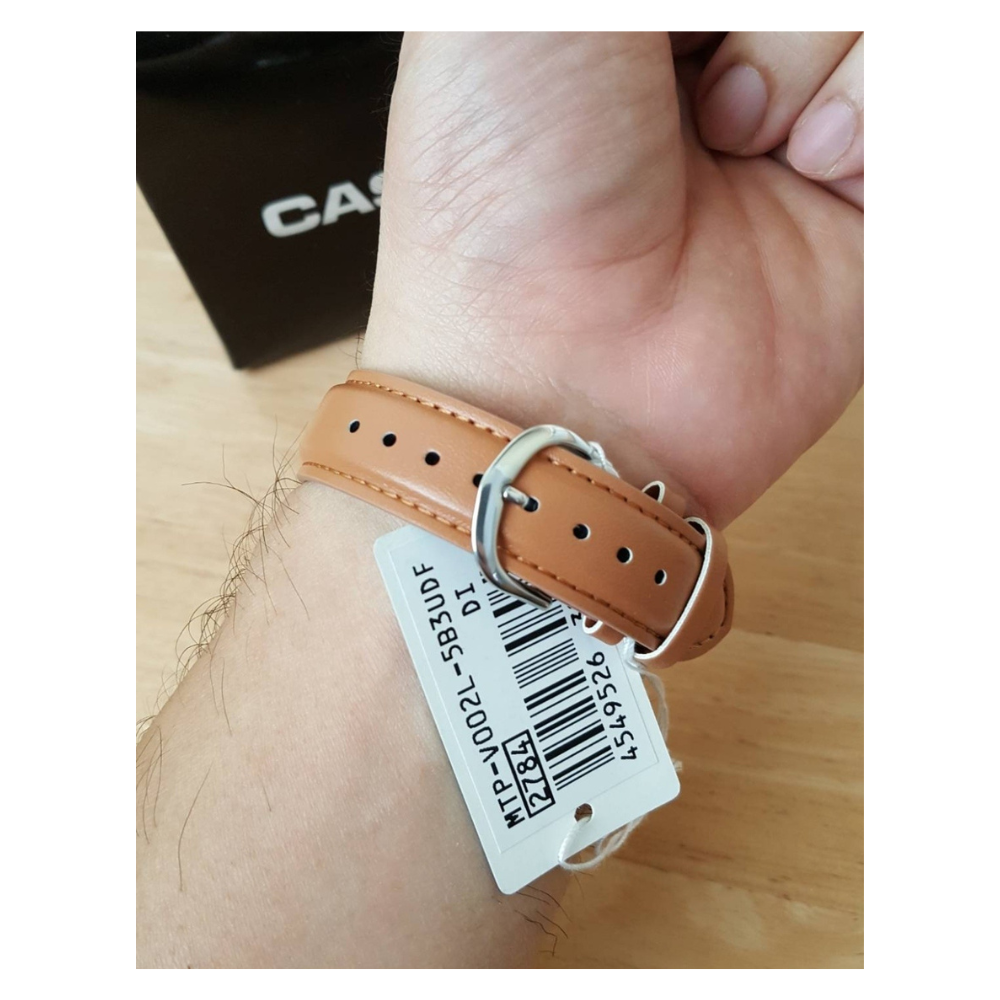 Casio Standard Date Belt Watch MTP-V002L-5B3UDF