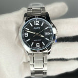 Casio Standard Date Chain Watch MTP-V004D-1B2UDF