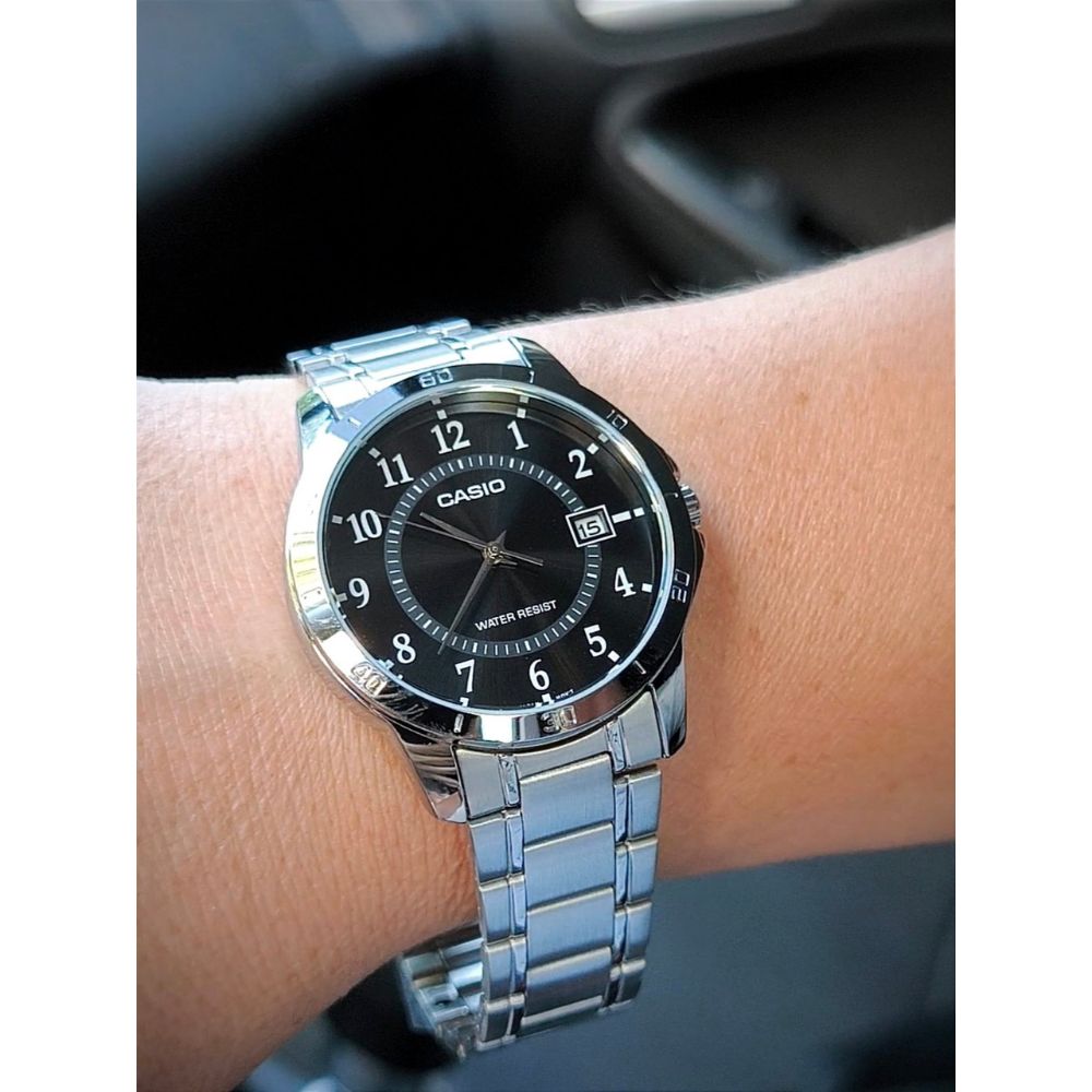 Casio Standard Date Chain Watch MTP-V004D-1BUDF