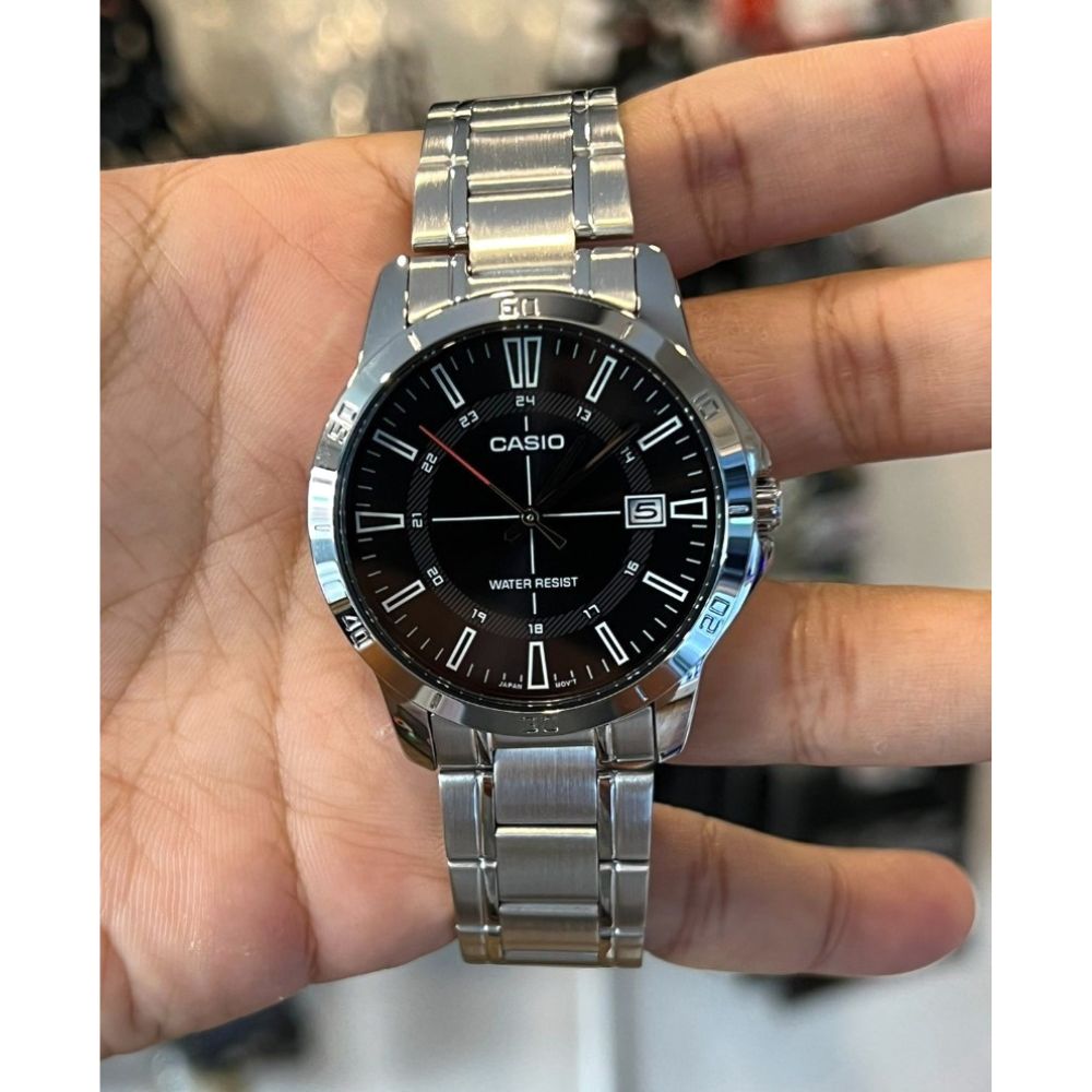Casio Standard Date Chain Watch MTP-V004D-1CUDF