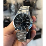 Casio Standard Date Chain Watch MTP-V004D-1CUDF