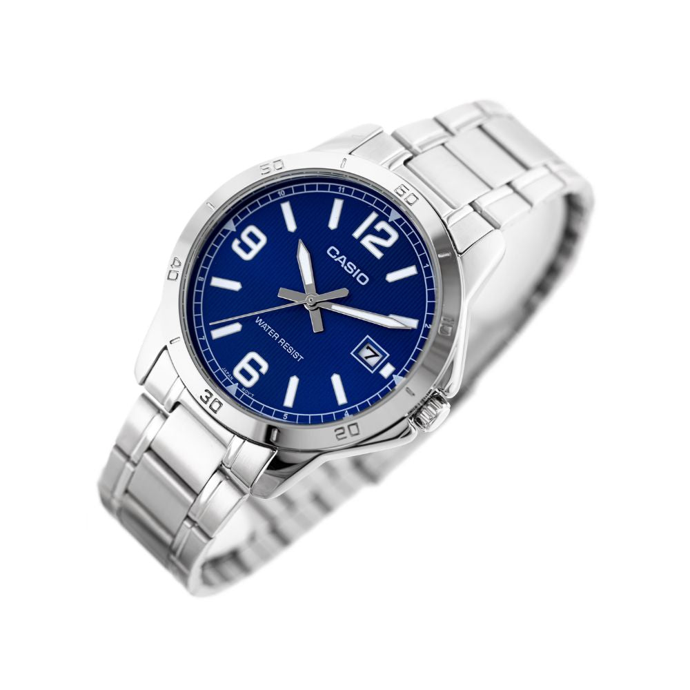 Casio Standard Date Chain Watch MTP-V004D-2BUDF