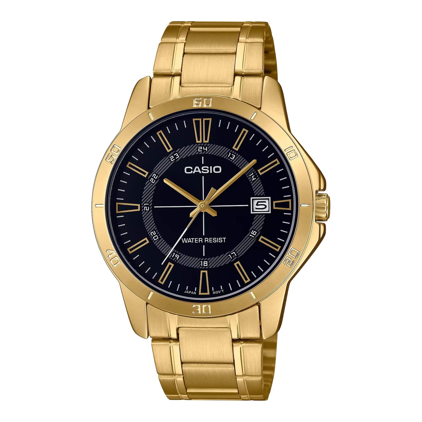 Casio Standard Date Golden Chain Watch MTP-V004G-1CUDF