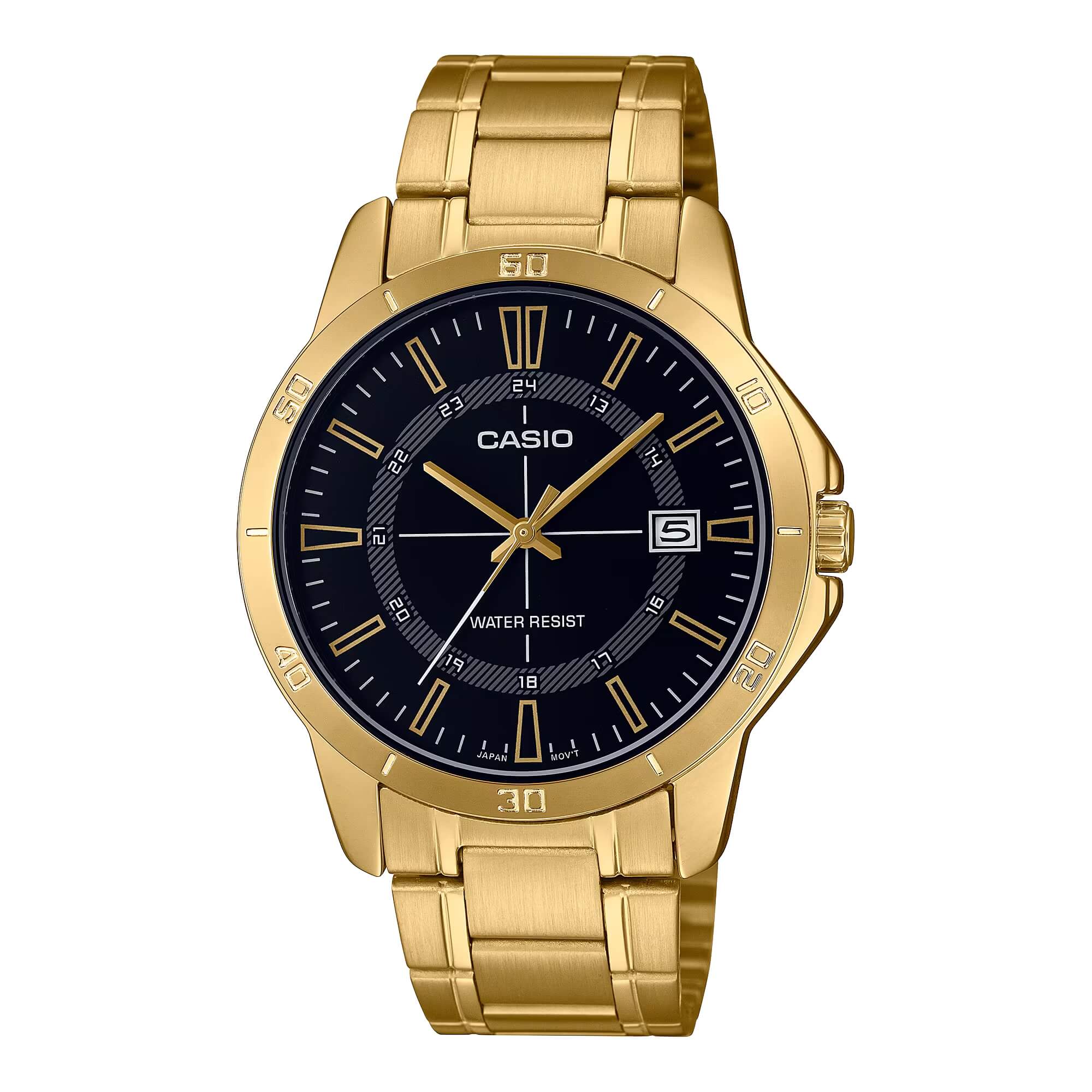 Casio Standard Date Golden Chain Watch MTP-V004G-1CUDF