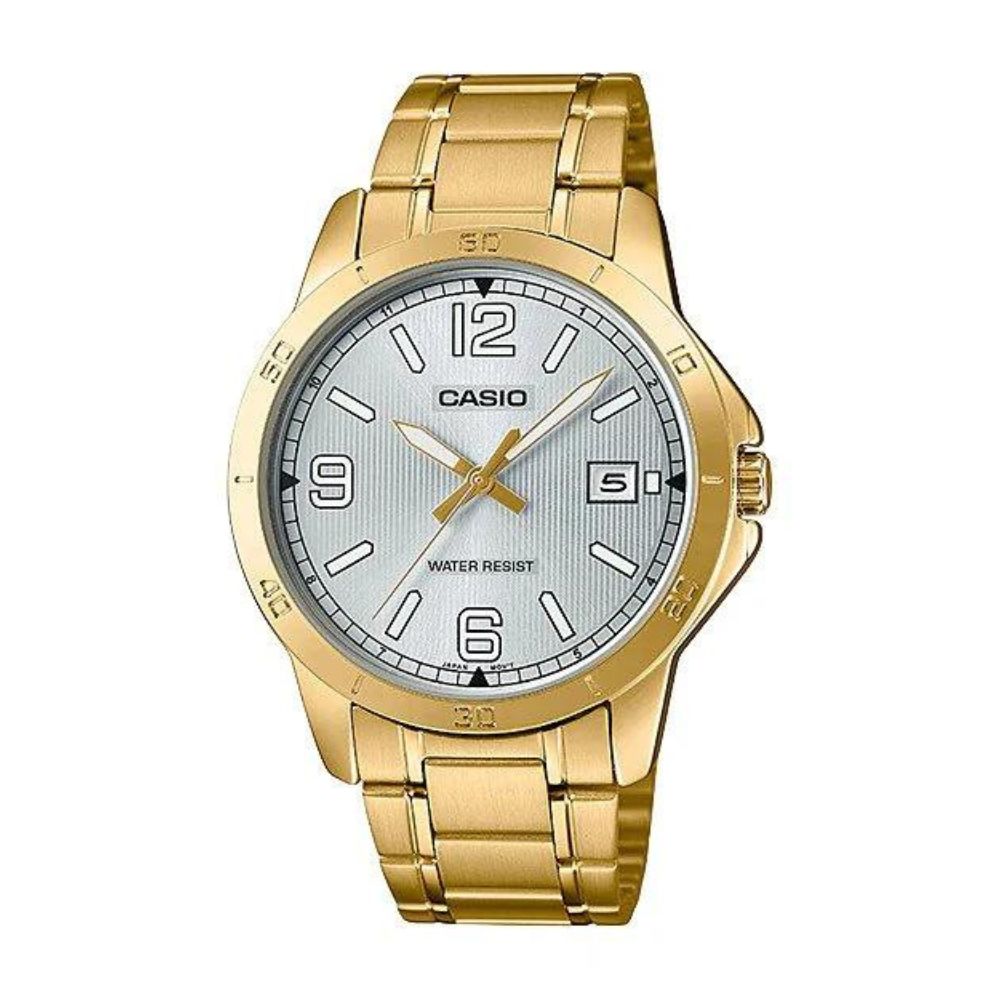 Casio Standard Date Golden Chain Watch MTP-V004G-7B2UDF