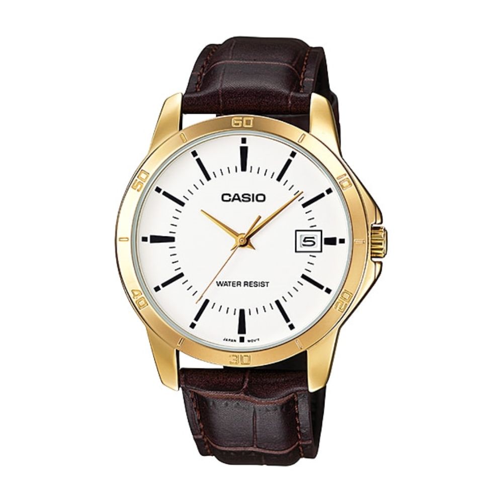 Casio Standard Date Belt Watch MTP-V004GL-7AUDF