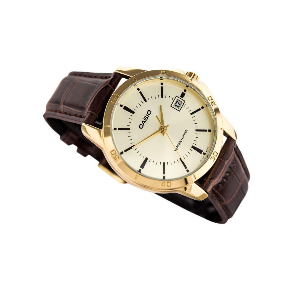 Casio Standard Date Belt Watch MTP-V004GL-9AUDF
