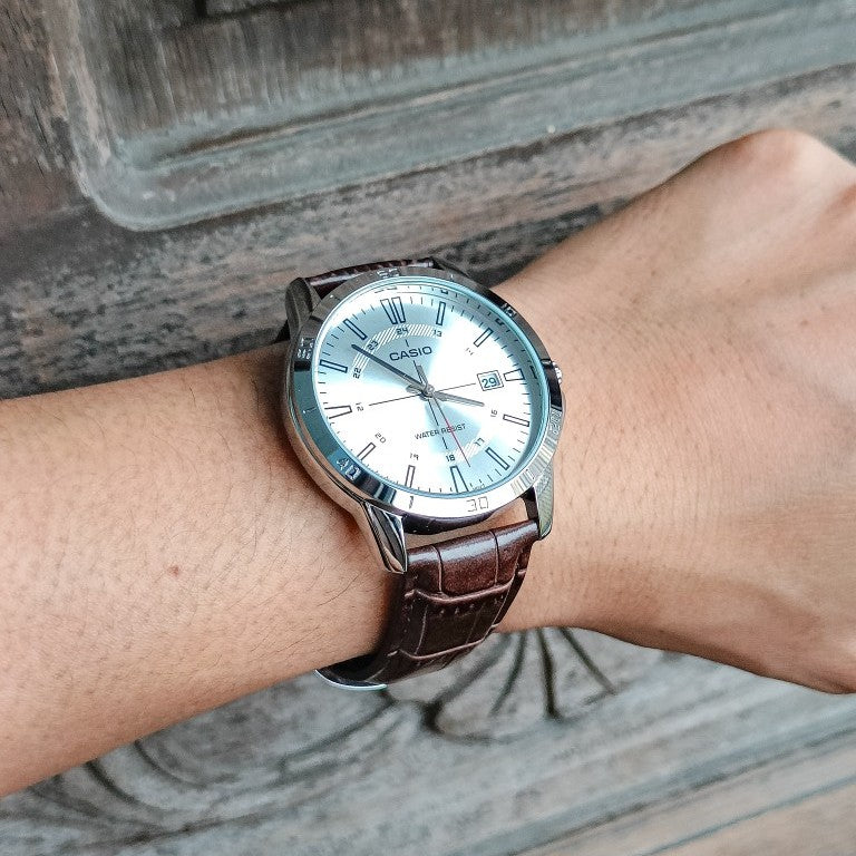 Casio Standard Date Belt Watch MTP-V004L-7CUDF