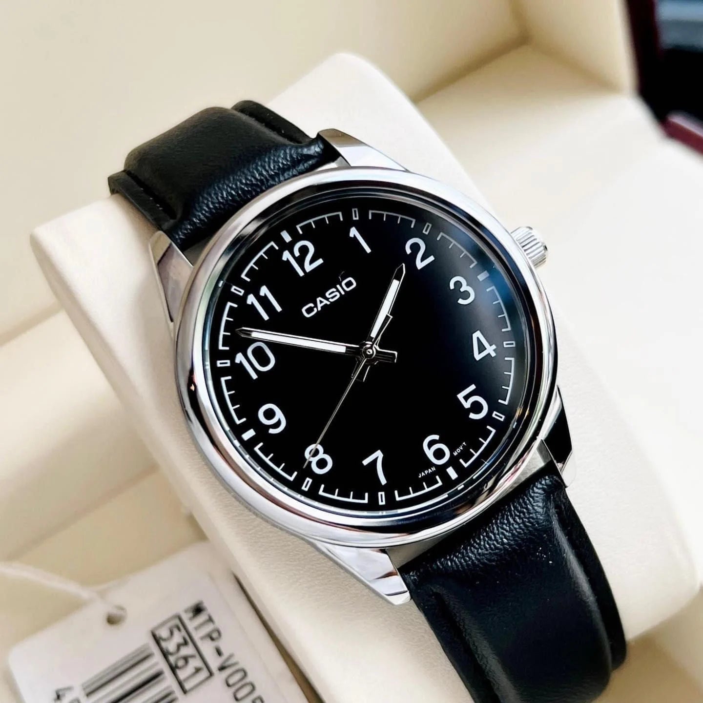 Casio Standard Belt Watch MTP-V005L-1B4UDF