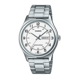 Casio Standard Day Date Silver Chain Watch MTP-V006D-7B2UDF