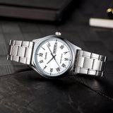 Casio Standard Day Date Silver Chain Watch MTP-V006D-7BUDF