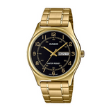 Casio Standard Day Date Golden Chain Watch MTP-V006G-1BUDF