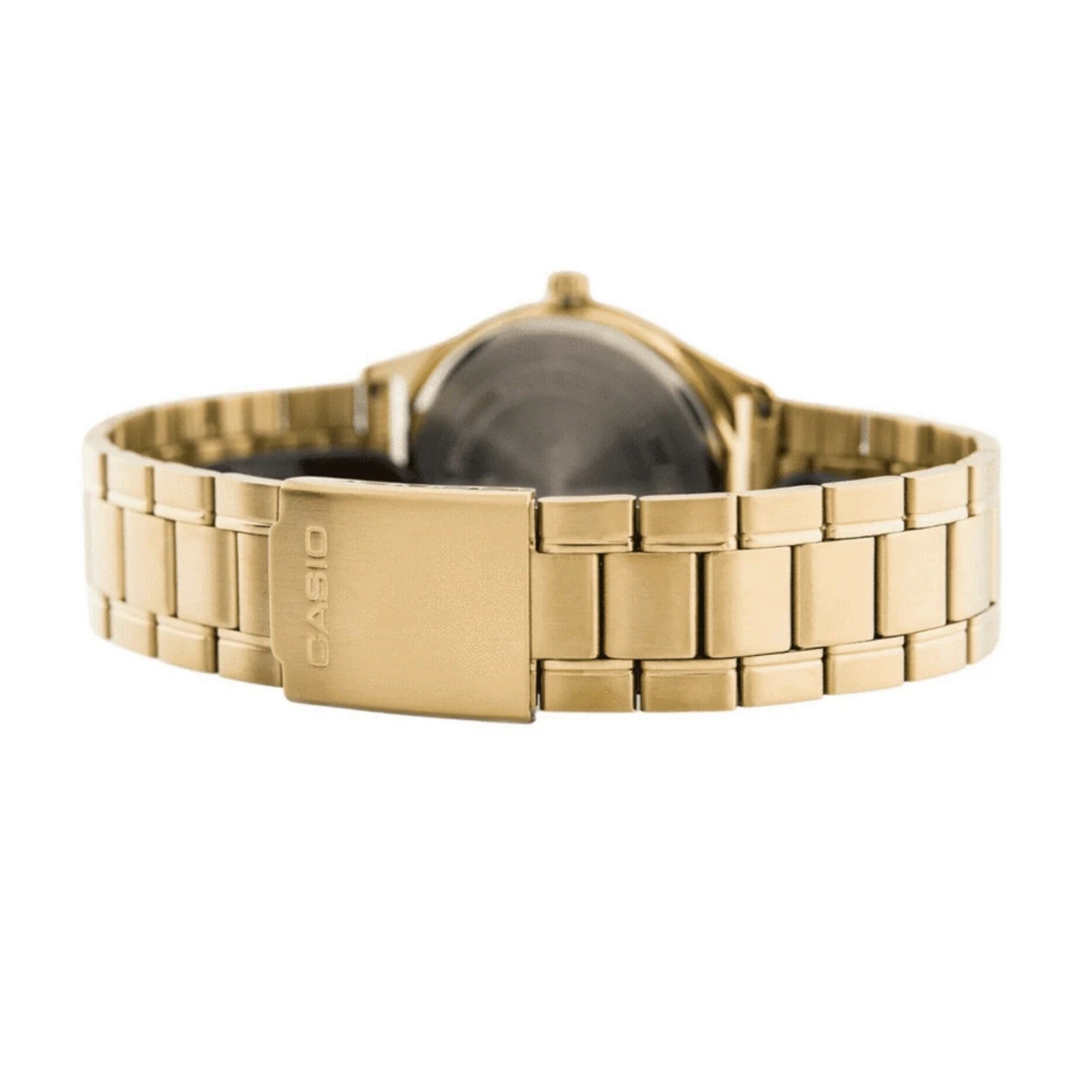 Casio Standard Day Date Golden Chain Watch MTP-V006G-1CUDF