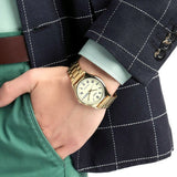 Casio Standard Day Date Golden Chain Watch MTP-V006G-9BUDF