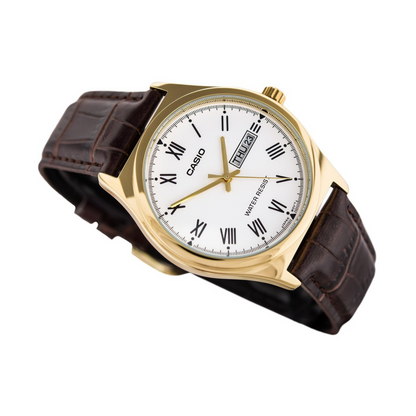 Casio Standard Day Date Belt Watch MTP-V006GL-7BUDF