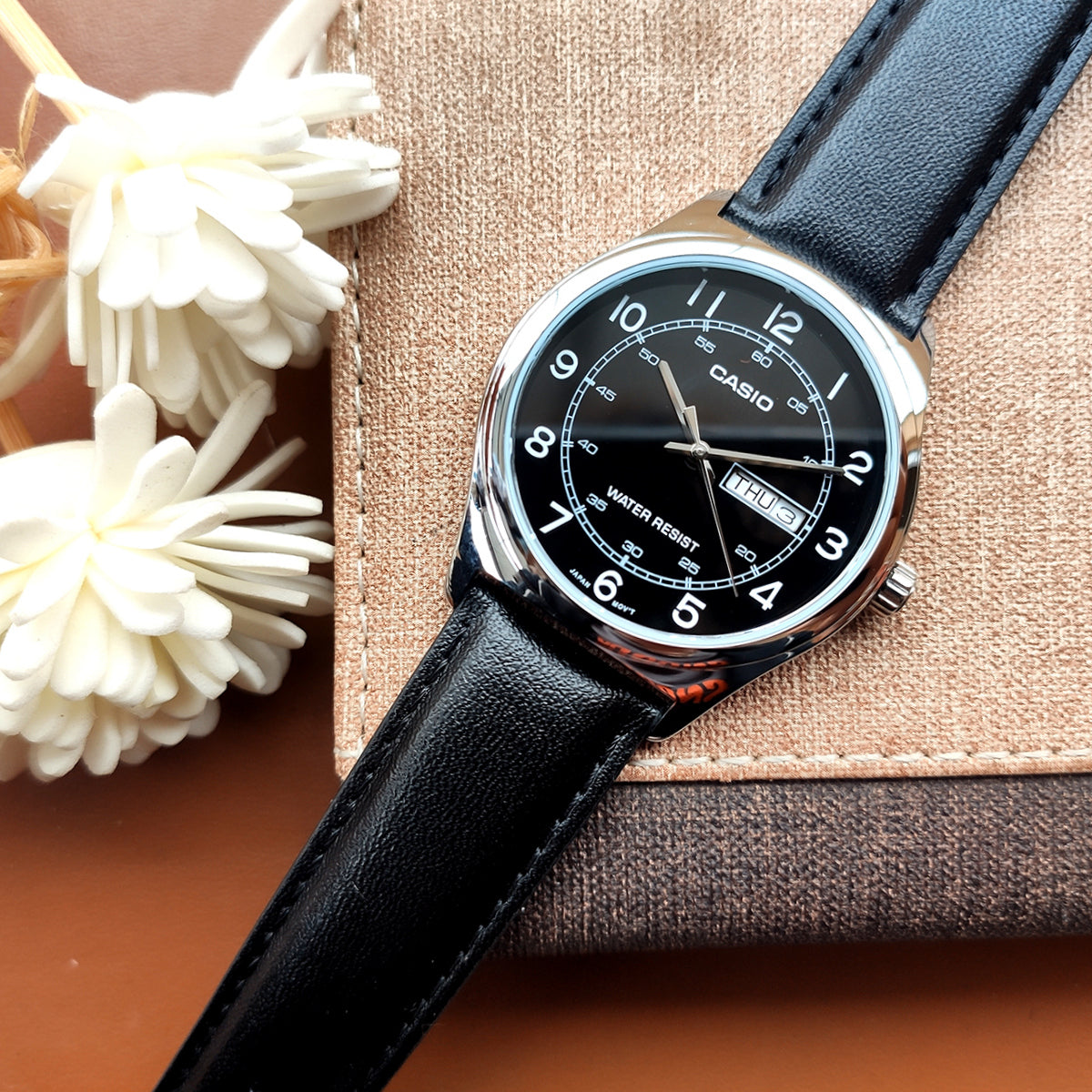 Casio Standard Day Date Belt Watch MTP-V006L-1B2UDF