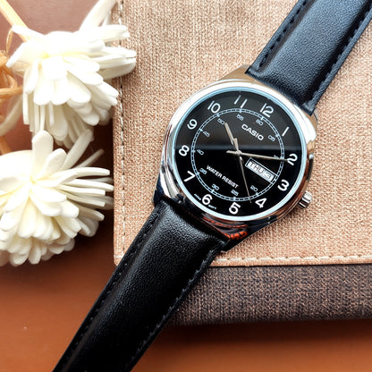 Casio Standard Day Date Belt Watch MTP-V006L-1B2UDF