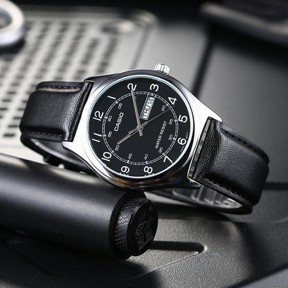 Casio Standard Day Date Belt Watch MTP-V006L-1B2UDF
