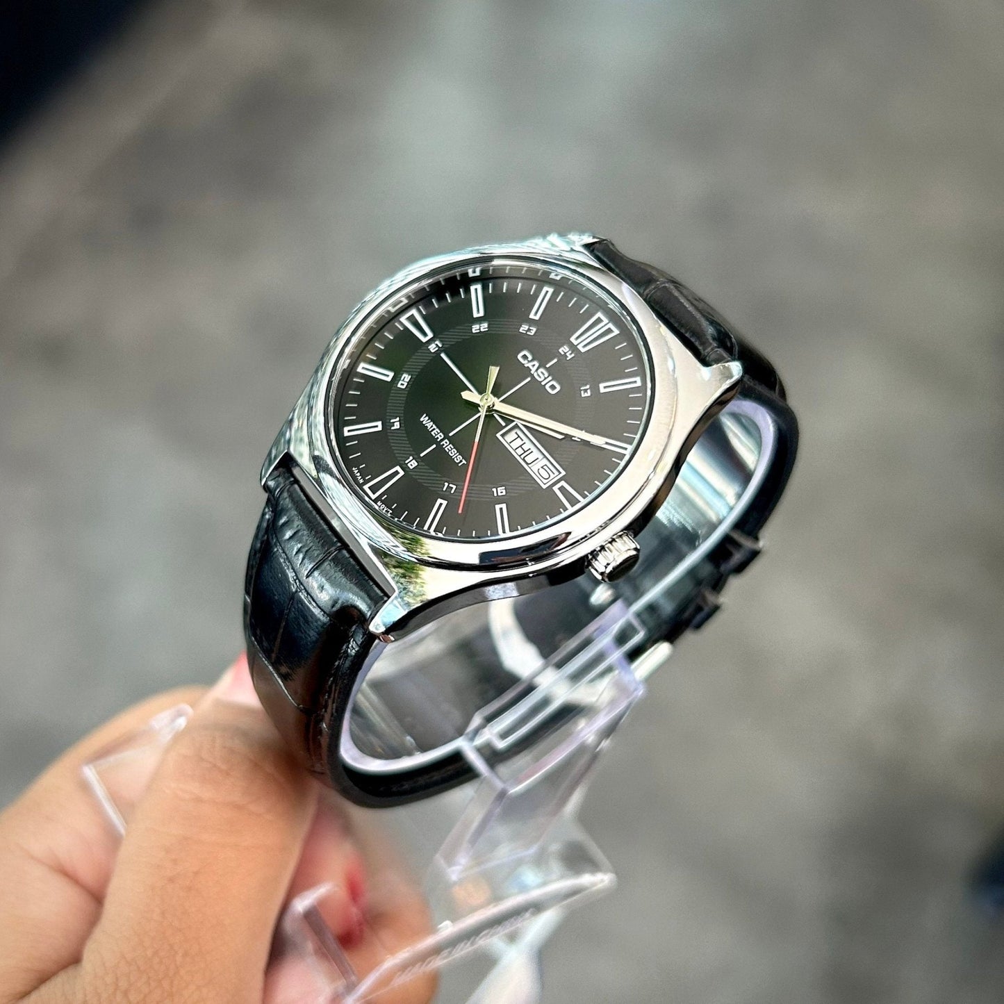 Casio Standard Day Date Belt Watch MTP-V006L-1CUDF