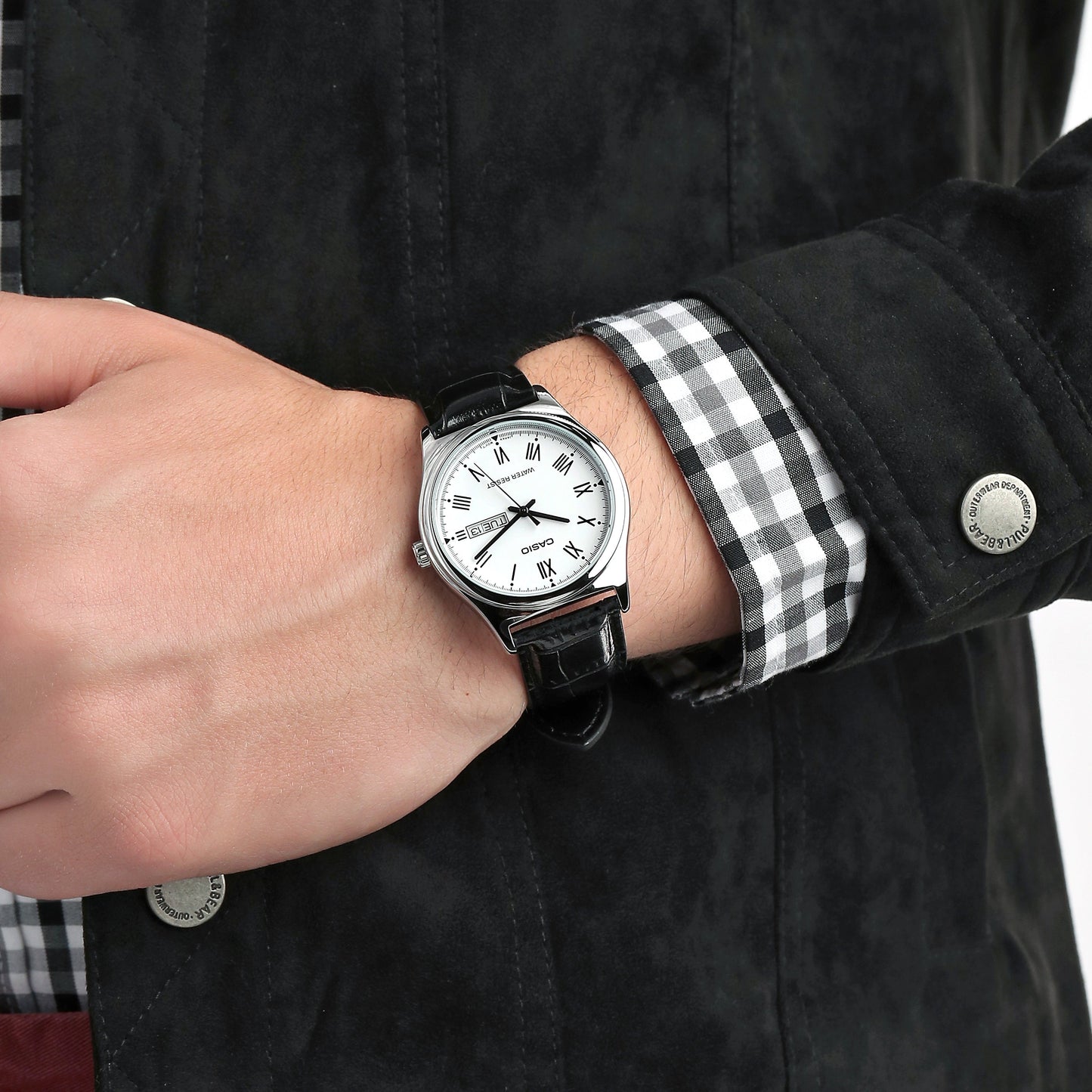 Casio Standard Day Date Belt Watch MTP-V006L-7BUDF