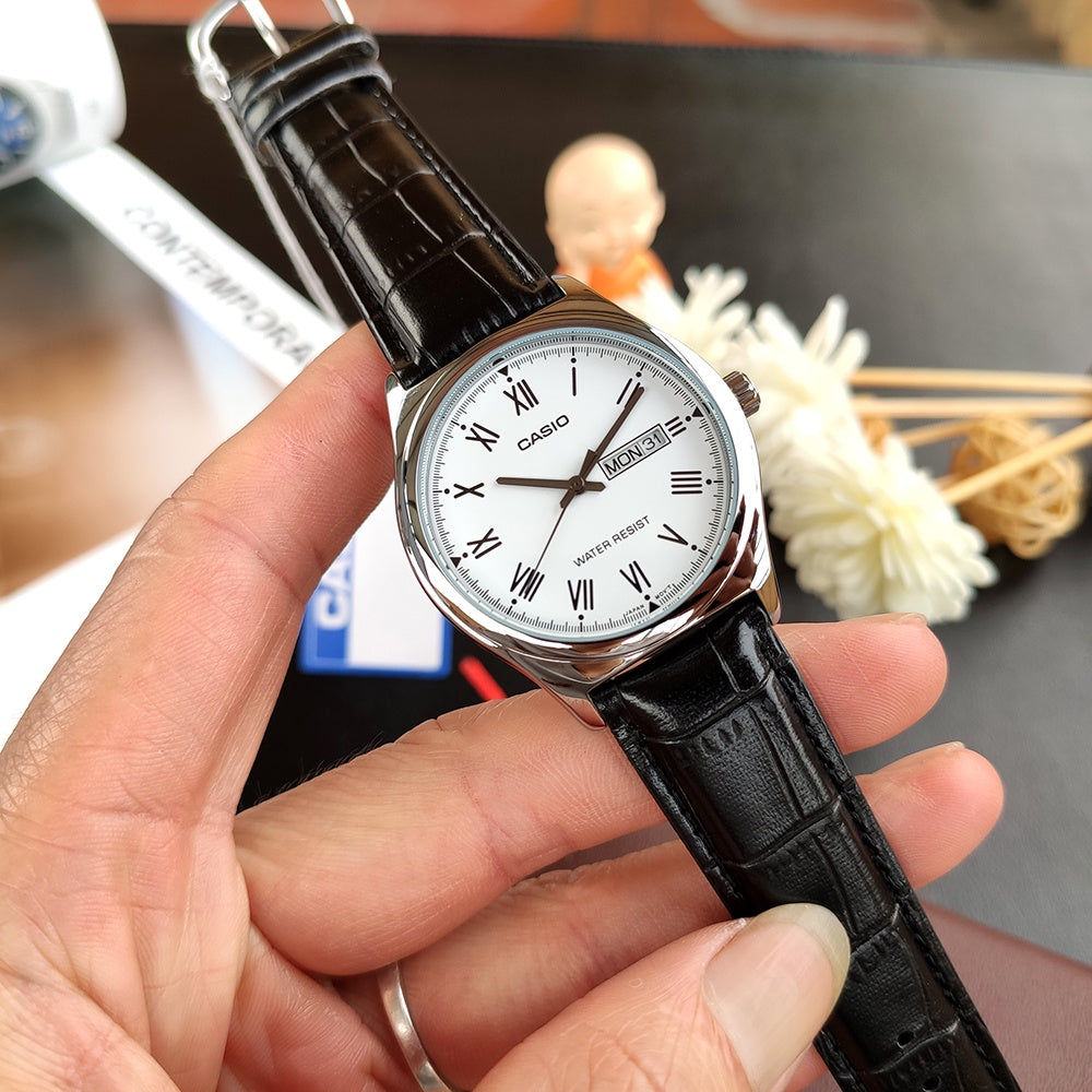 Casio Standard Day Date Belt Watch MTP-V006L-7BUDF