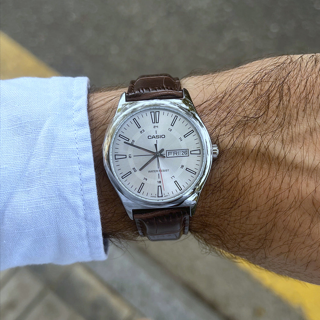 Casio Standard Day Date Belt Watch MTP-V006L-7CUDF