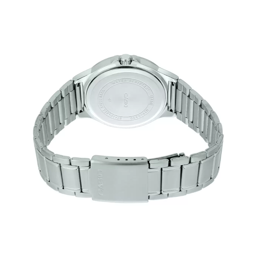 Casio Enticer Multifunction Silver Chain Watch MTP-V300D-1A2UDF